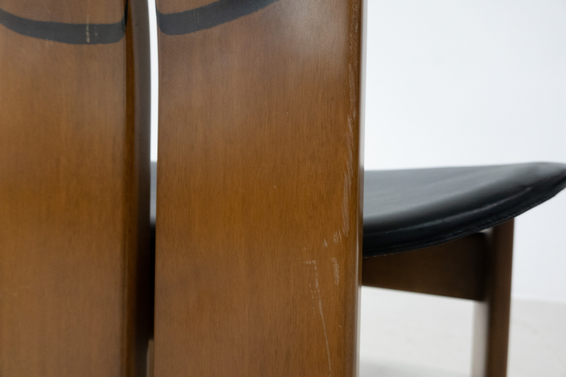 Mid-Century Modern Set of 6 Africa Chairs by Afra & Tobia Scarpa for Maxalto, 1970s