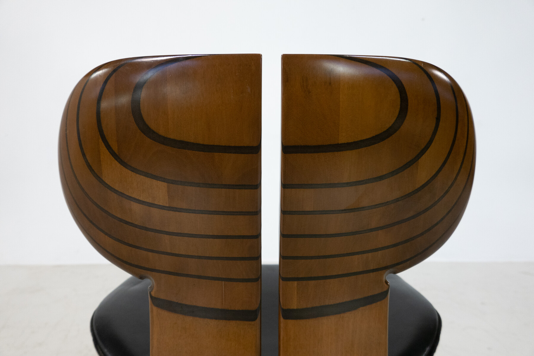 Mid-Century Modern Set of 6 Africa Chairs by Afra & Tobia Scarpa for Maxalto, 1970s