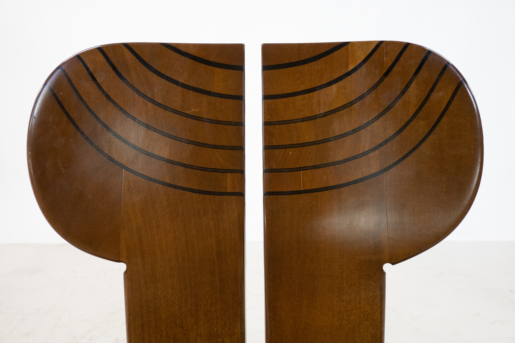 Mid-Century Modern Set of 6 Africa Chairs by Afra & Tobia Scarpa for Maxalto, 1970s