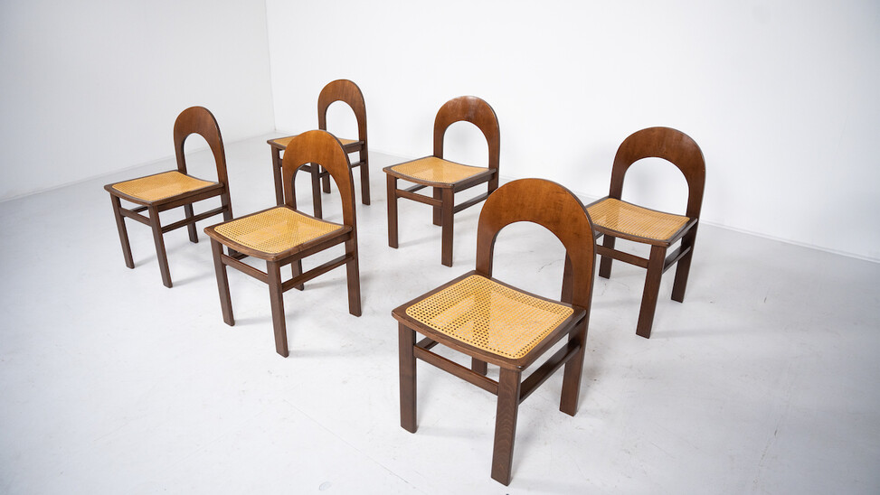 Mid-Century Modern Set of 6 Chairs Model