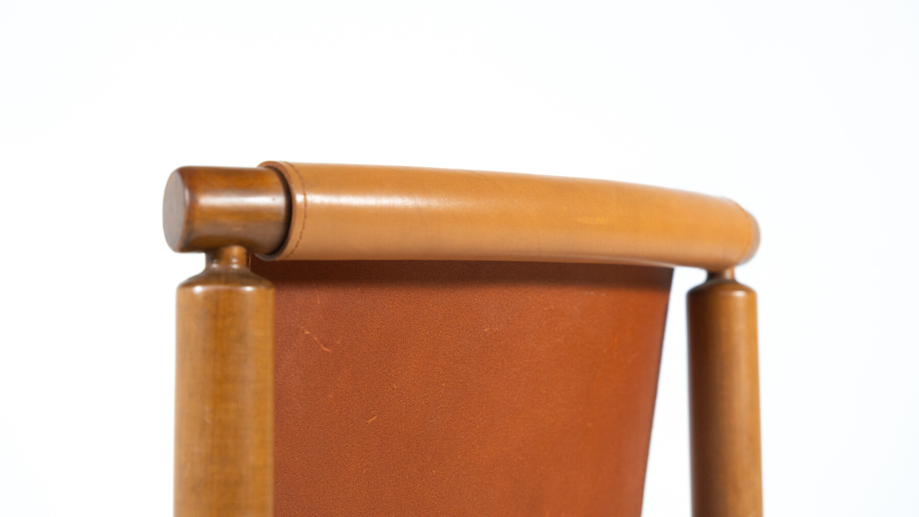 Mid-Century Modern Set of 6 Leather Dining Chairs by Ilmari Tapiovaara for La Permanente Mobili Cantù, 1950s