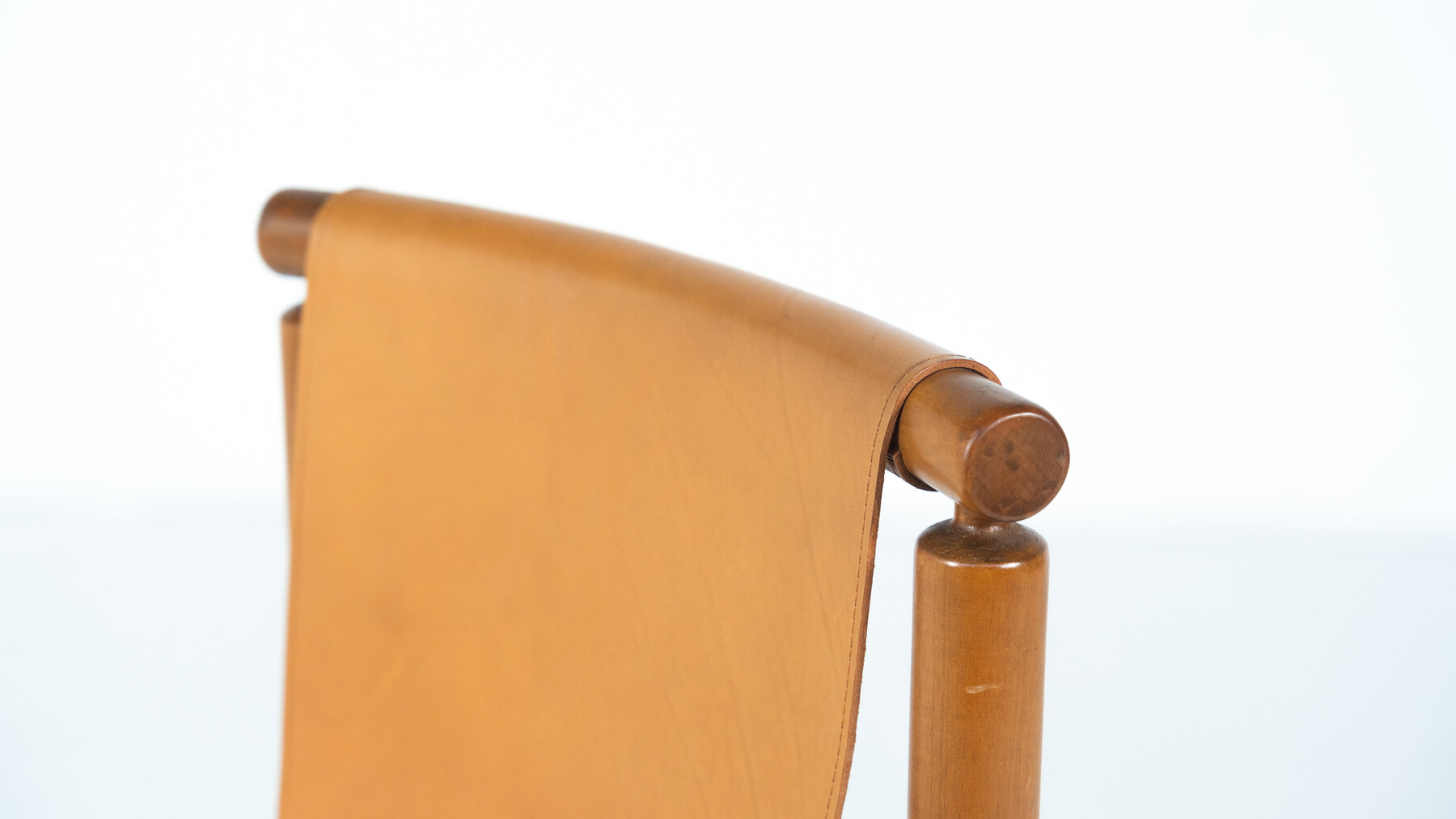 Mid-Century Modern Set of 6 Leather Dining Chairs by Ilmari Tapiovaara for La Permanente Mobili Cantù, 1950s