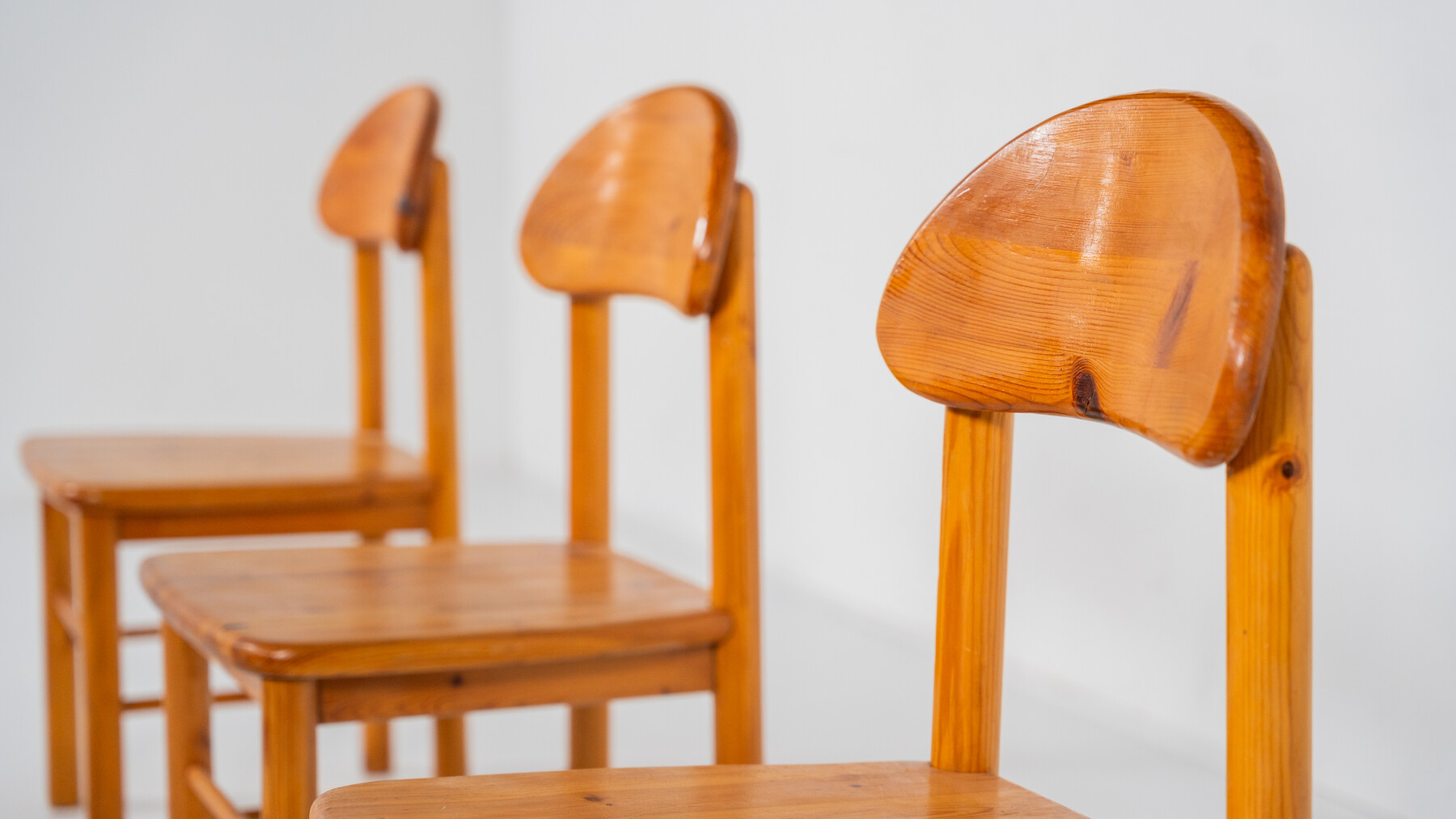 Mid-Century Modern Set of 6 Pitchpin Chairs by Rainer Daumiller, 1970s