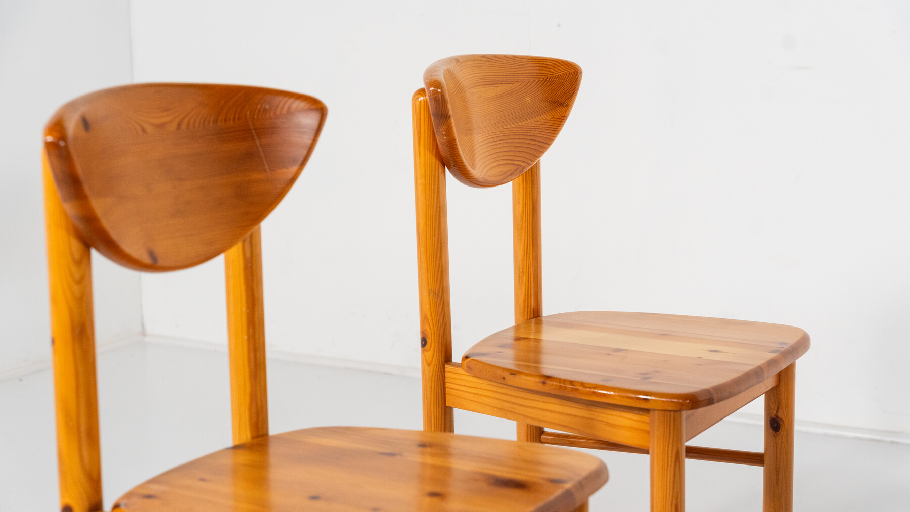 Mid-Century Modern Set of 8 Pitchpin Chairs by Rainer Daumiller, 1970s