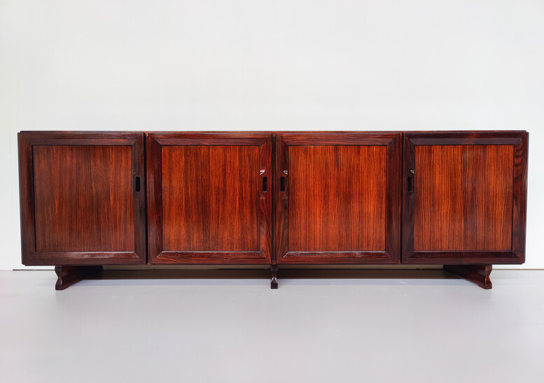 Mid-Century Modern Sideboard MB15 by Fanco Albini for Poggi, Italy, 1950s