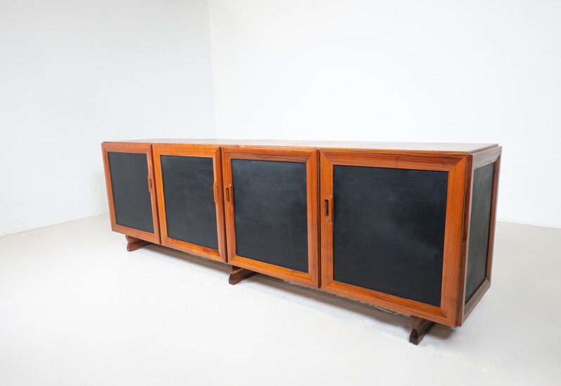 Mid-Century Modern Sideboard MB15 by Fanco Albini for Poggi, Italy, 1950s