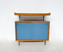 Mid-Century Modern Small Chest/ Cabinet, Oak