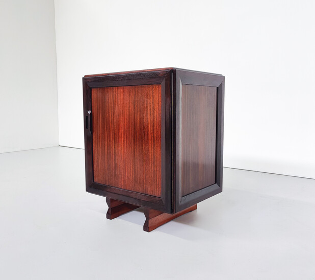 Mid-Century Modern Small Sideboard MB15 by Fanco Albini for Poggi, Italy, 1950s