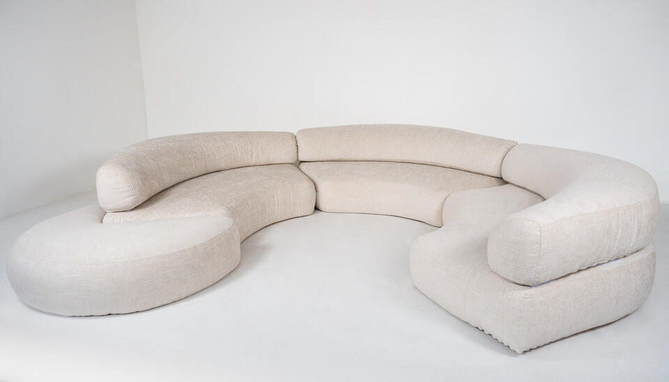Mid-Century Modern Sofa by Ennio Chiggio for Nikol International, 1970s