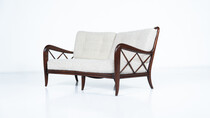 Mid-Century Modern Sofa by Paolo Buffa, Italy, 1950s - New Upholstery