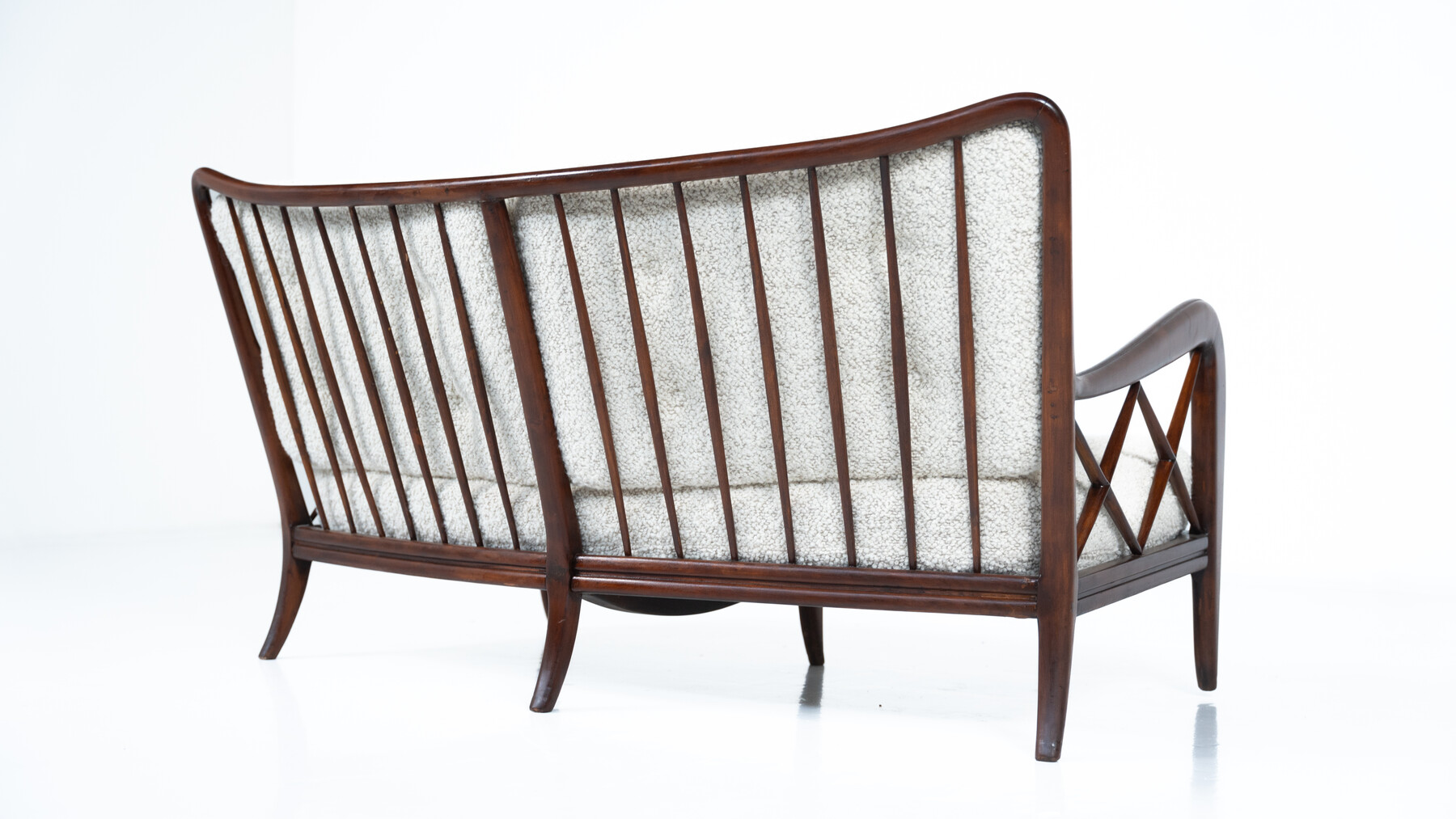Mid-Century Modern Sofa by Paolo Buffa, Italy, 1950s - New Upholstery