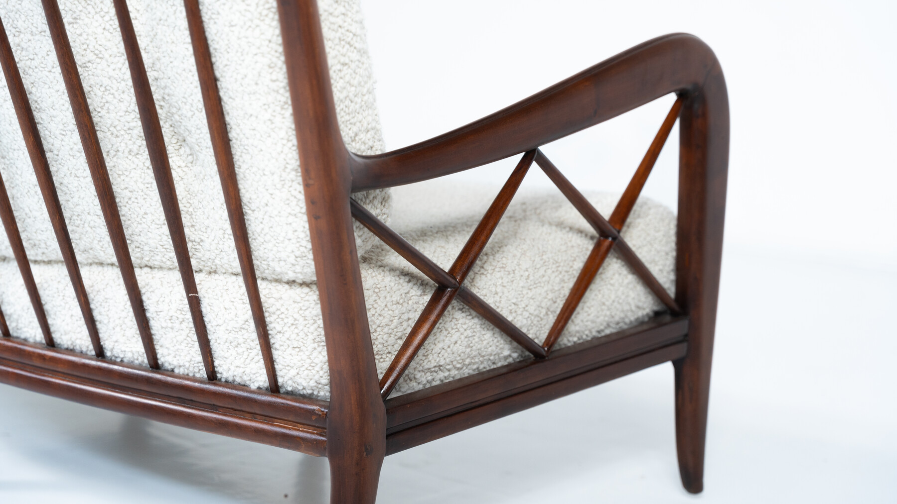 Mid-Century Modern Sofa by Paolo Buffa, Italy, 1950s - New Upholstery
