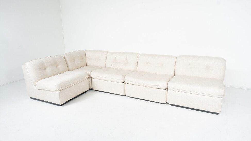 Mid-Century Modern Sofa/ Sofa Bed, Italy, New Upholstery