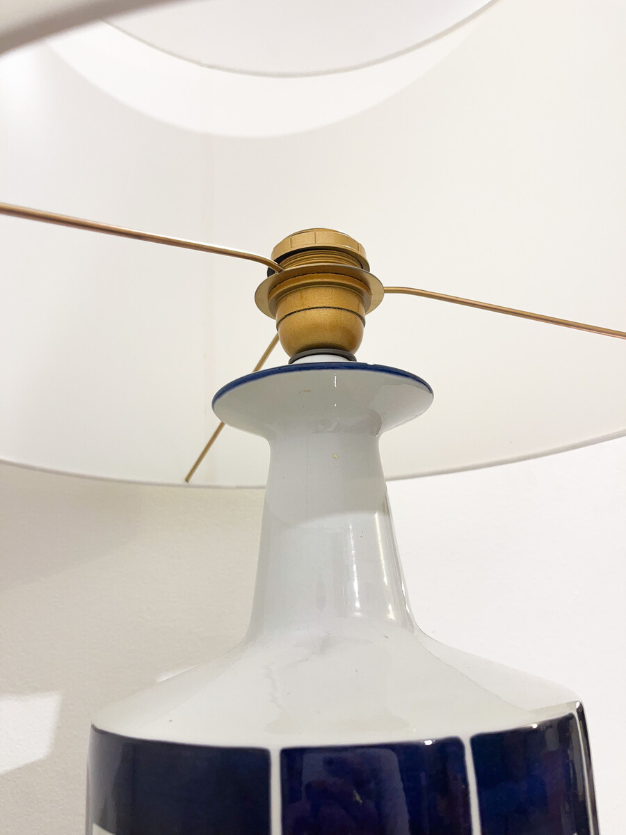 Mid-Century Modern Table Lamp by Inge-Lise Koefoed for Royal Copenhagen, 1960s