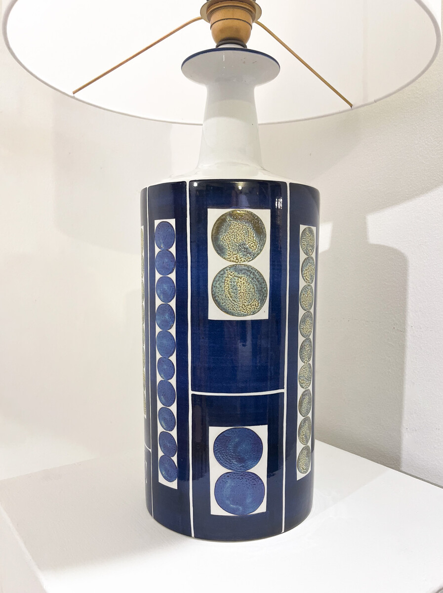 Mid-Century Modern Table Lamp by Inge-Lise Koefoed for Royal Copenhagen, 1960s