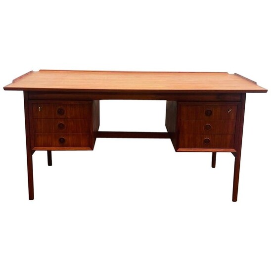 Mid-Century Modern Teak Desk