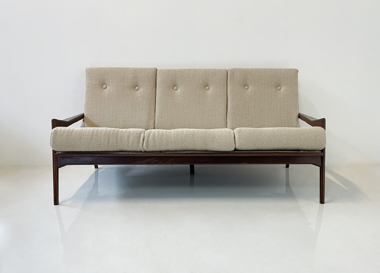 Mid-Century Modern Teak Sofa, Scandinavian, 1960s