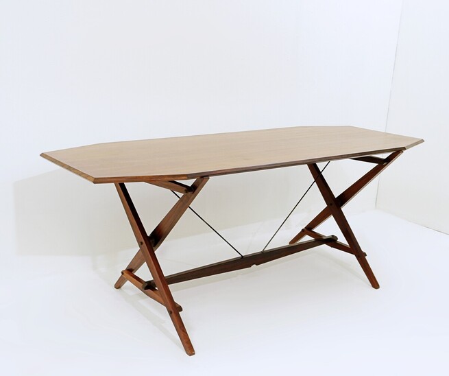 Mid-Century Modern TL2 Cavalletto desk/dining table by Franco Albini for Poggi, 1950s