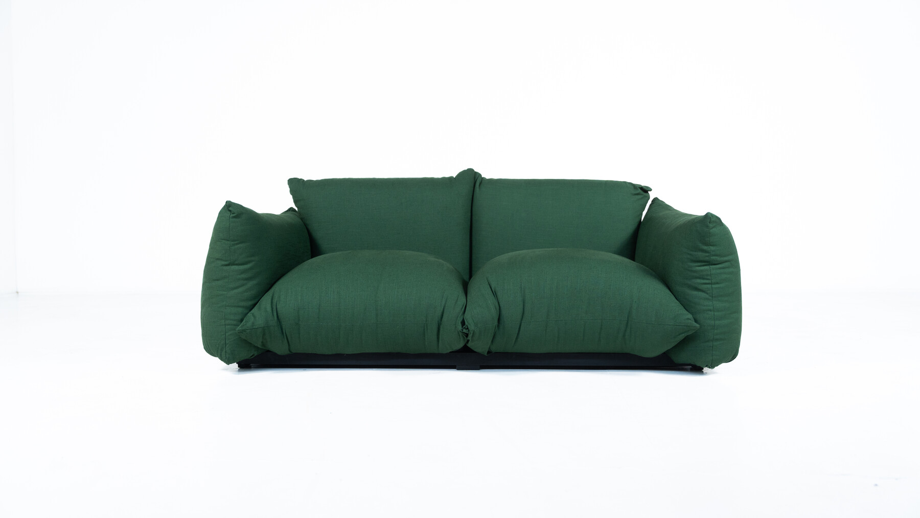 Mid-Century Modern Two Seater Marenco Sofa by Mario Marenco - New Upholstery