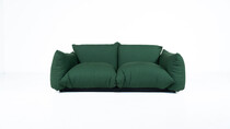 Mid-Century Modern Two Seater Marenco Sofa by Mario Marenco - New Upholstery