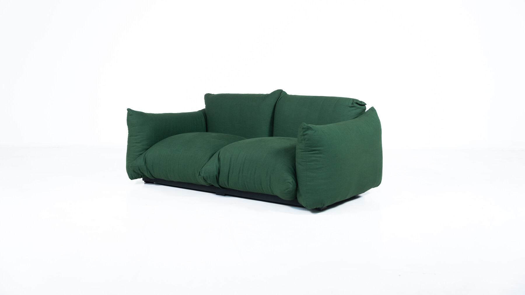 Mid-Century Modern Two Seater Marenco Sofa by Mario Marenco - New Upholstery