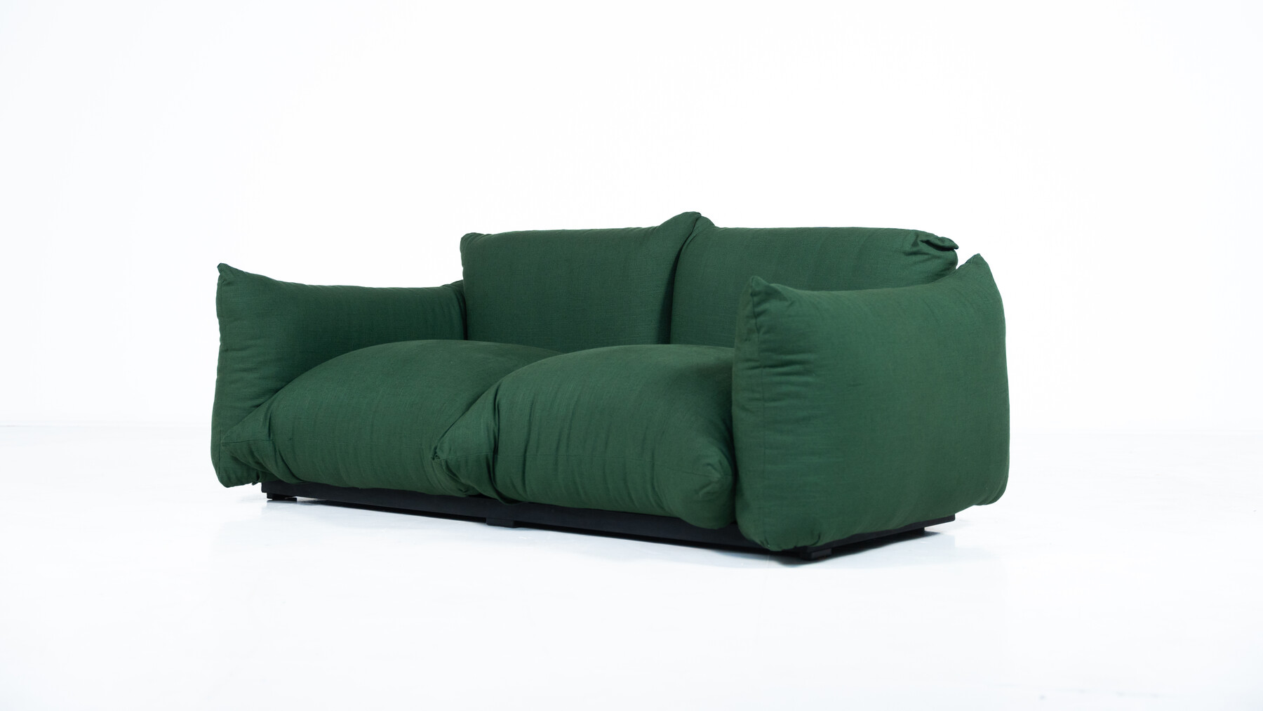 Mid-Century Modern Two Seater Marenco Sofa by Mario Marenco - New Upholstery