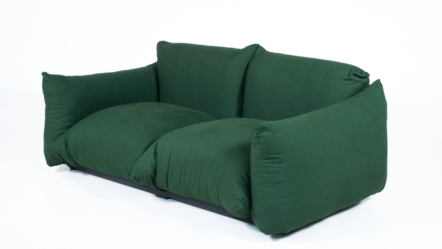 Mid-Century Modern Two Seater Marenco Sofa by Mario Marenco - New Upholstery
