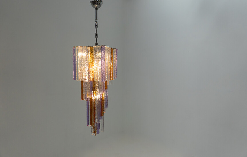 Mid-Century Modern Venini Suspension, Italy, 1970s
