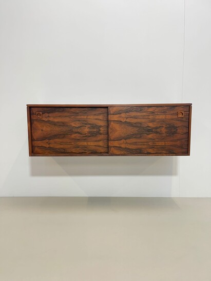 Mid-Century Modern Wall-Mounted  Sideboard, 1960s