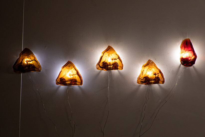 Mid-Century Modern Wall Scones by Val Saint Lambert, 1960s - Belgium