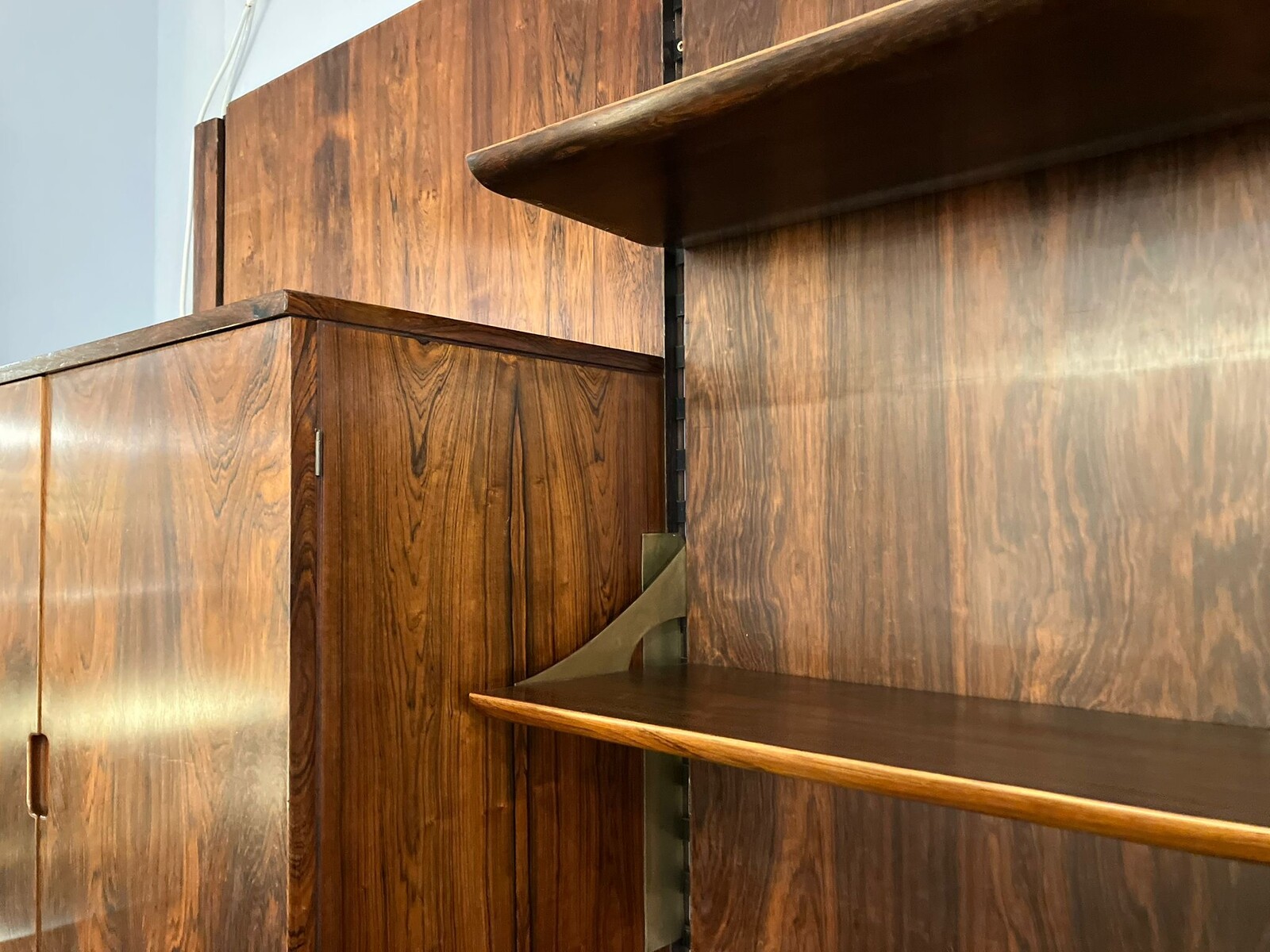 Mid-Century Modern Wall Unit by Raffaella Crespi, Italy, 1960s