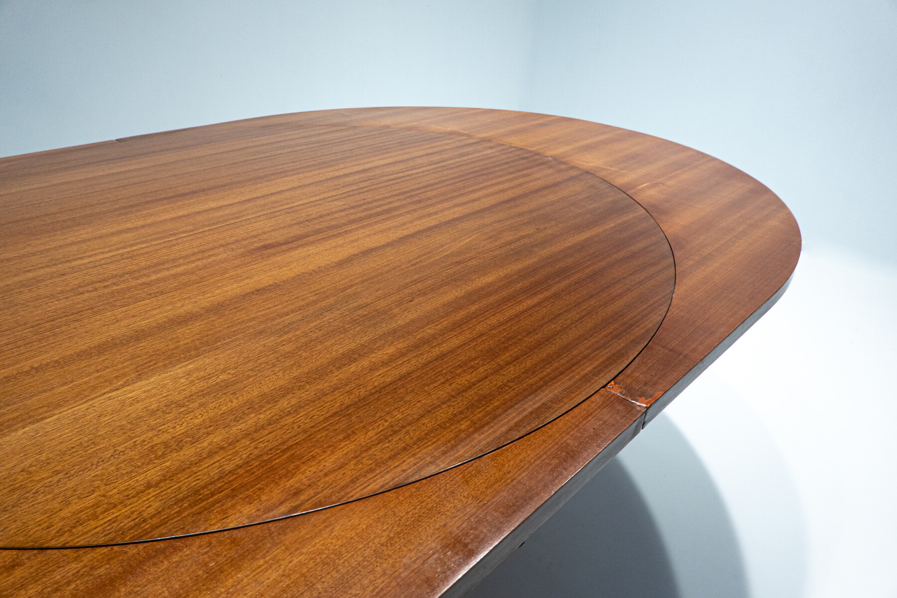 Mid-Century Modern Wood and Ceramic Extendable Dining Table by Melchiorre Bega and Pietro Melandri, Italy, 1950s