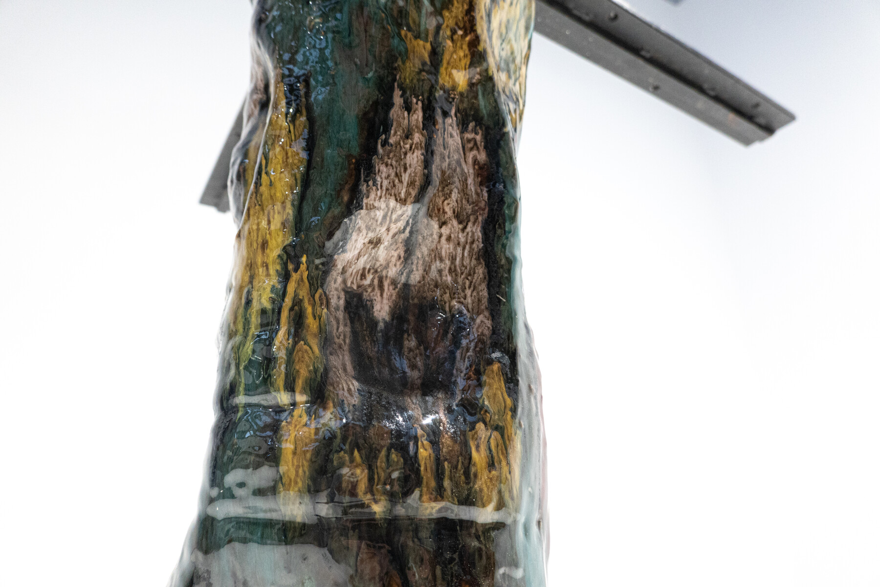 Mid-Century Modern Wood and Ceramic Extendable Dining Table by Melchiorre Bega and Pietro Melandri, Italy, 1950s