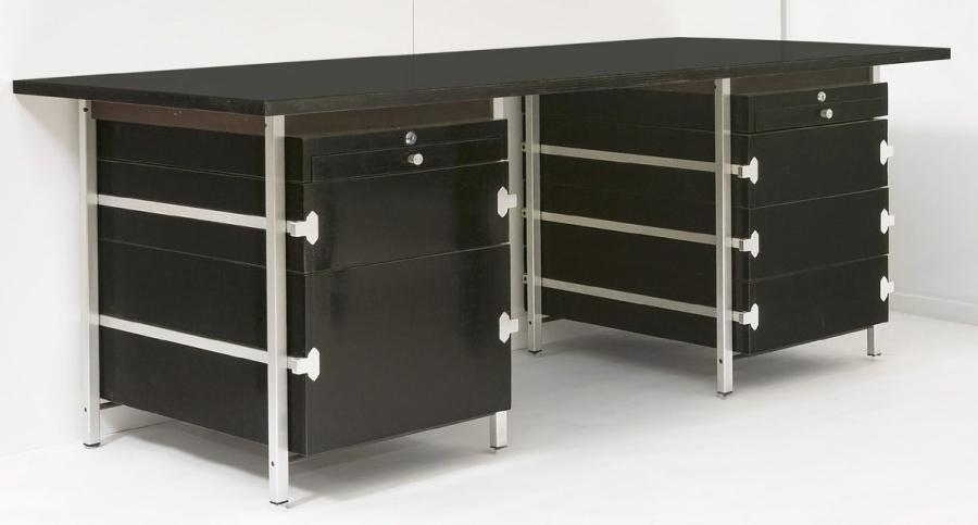 Mid-Century Modern Wooden Desk, Bergwood, 1970s