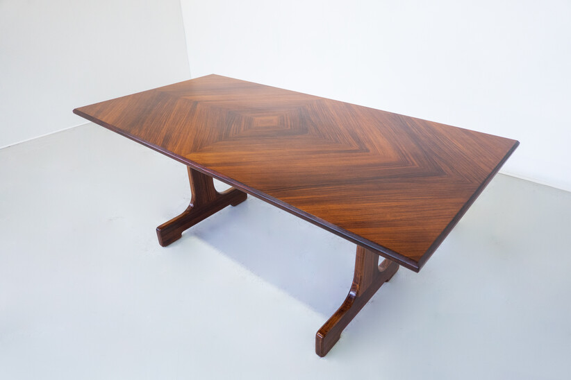 Mid-Century Modern Wooden Dining Table, 1970s