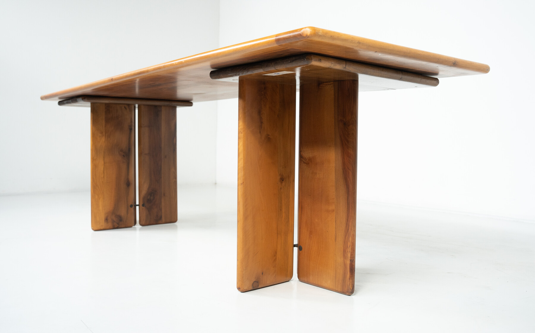 Mid-Century Modern Wooden Dining Table by Ammannati & Vitelli, 1960s