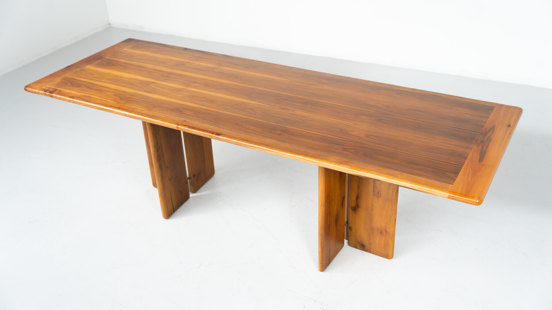 Mid-Century Modern Wooden Dining Table by Ammannati & Vitelli, 1960s