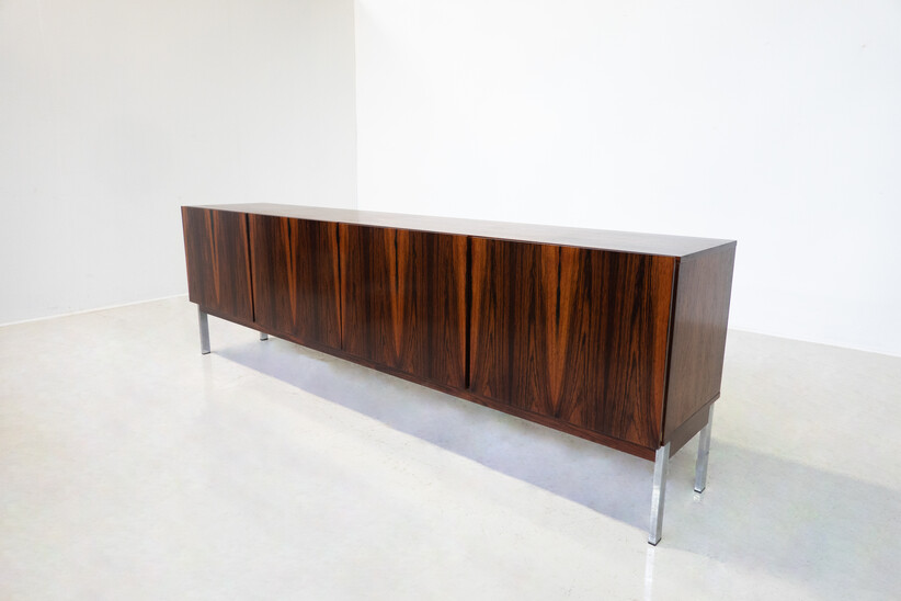 Mid-Century Modern Wooden Scandinavian Sideboard,  1960s