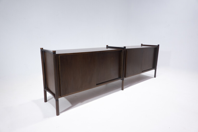 Mid-Century Modern Wooden Sideboard by Fukuoh Hizori for Gavina, 1960s