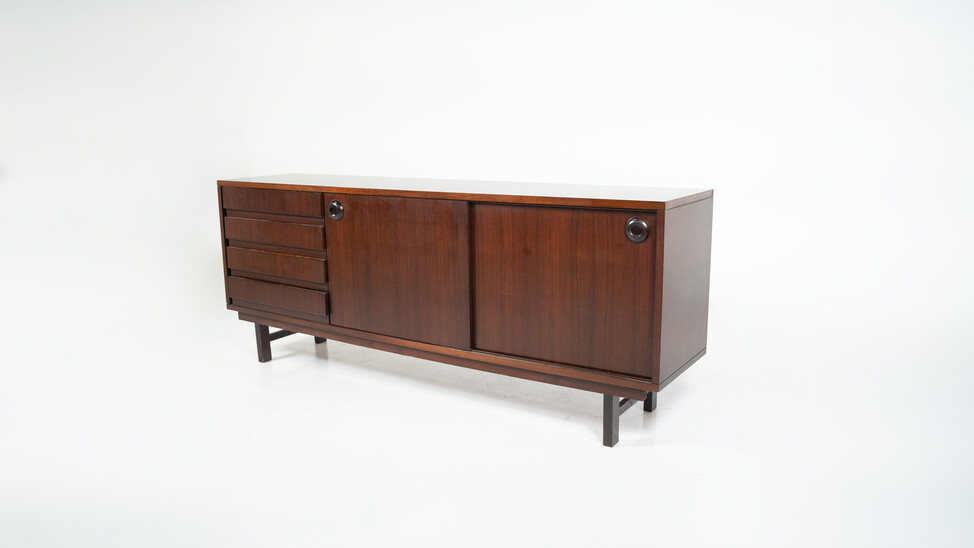 Mid-Century Modern Wooden Sideboard, Italy