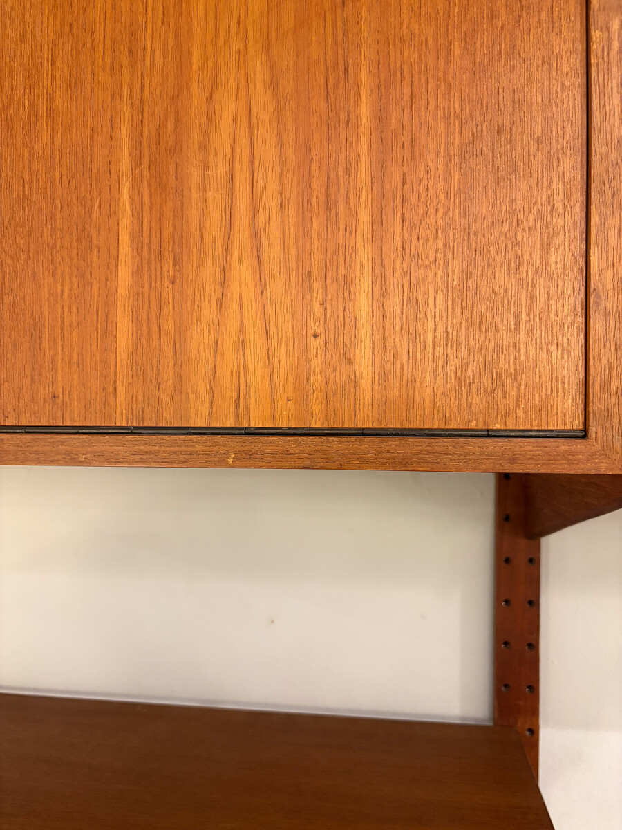 Mid-Century Modern Wooden Wall Unit, 1960s