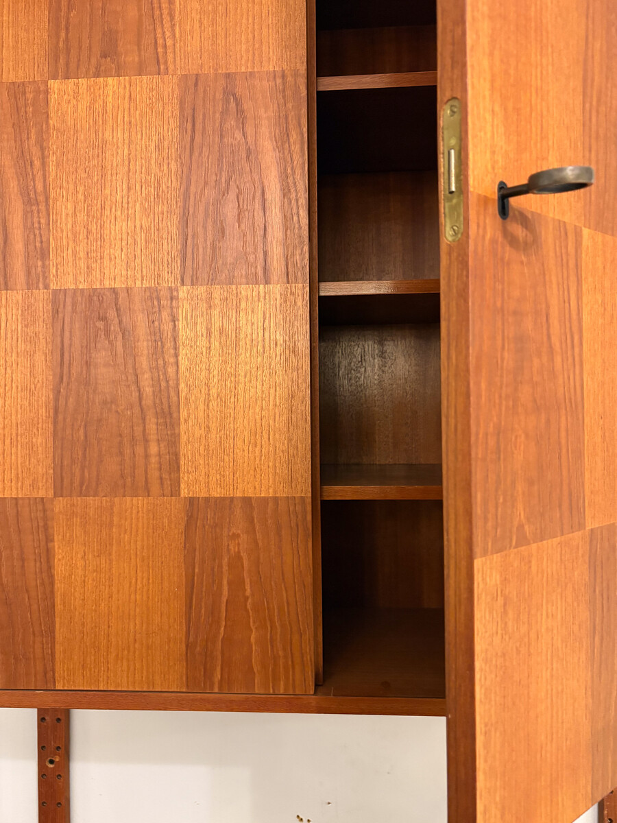 Mid-Century Modern Wooden Wall Unit, 1960s