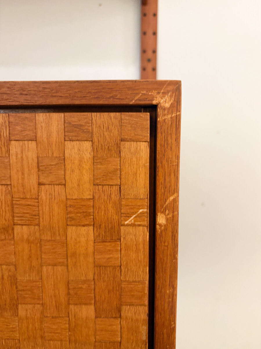 Mid-Century Modern Wooden Wall Unit, 1960s