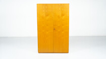 					 Mid-Century Modern Wooden Wardrobe by Derk Jan De Vries, 1960s