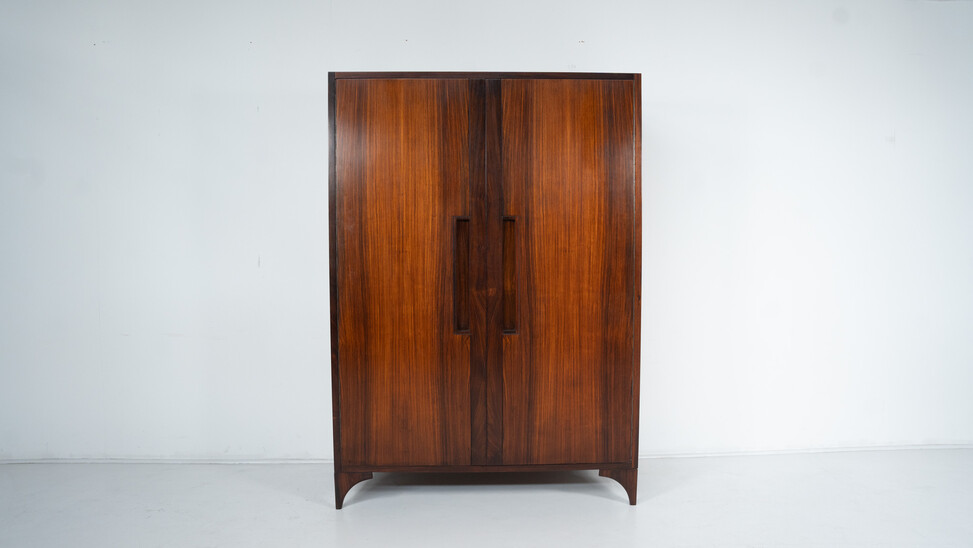 Mid-Century Modern Wooden Wardrobe, Italy, 1960s - 2 available