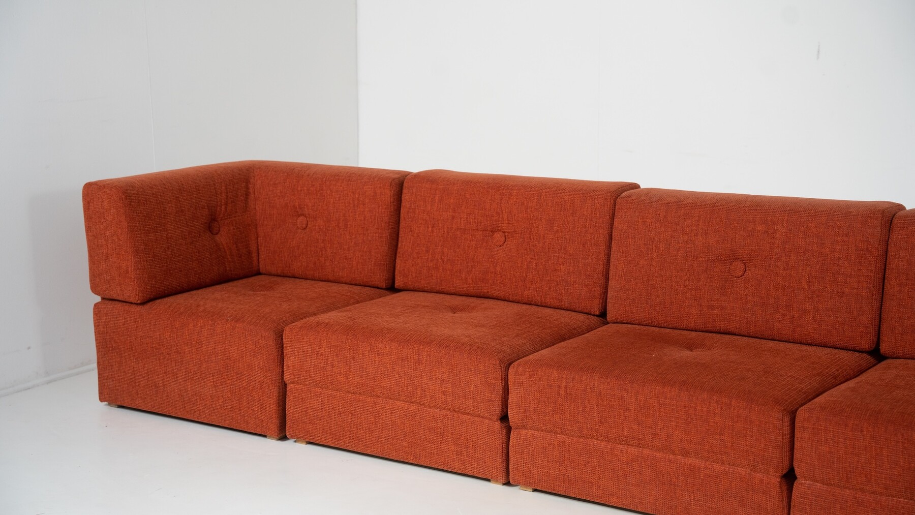 Mid-Century Modular Sofa, Original Upholstery, 1960s