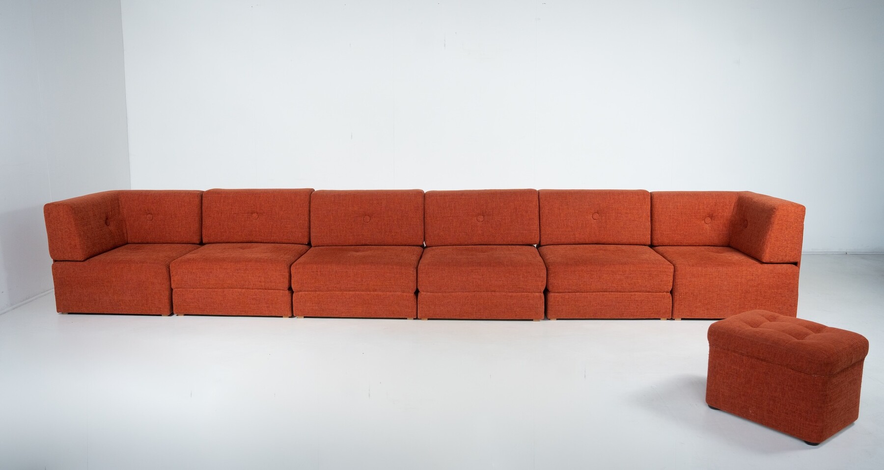 Mid-Century Modular Sofa, Original Upholstery, 1960s