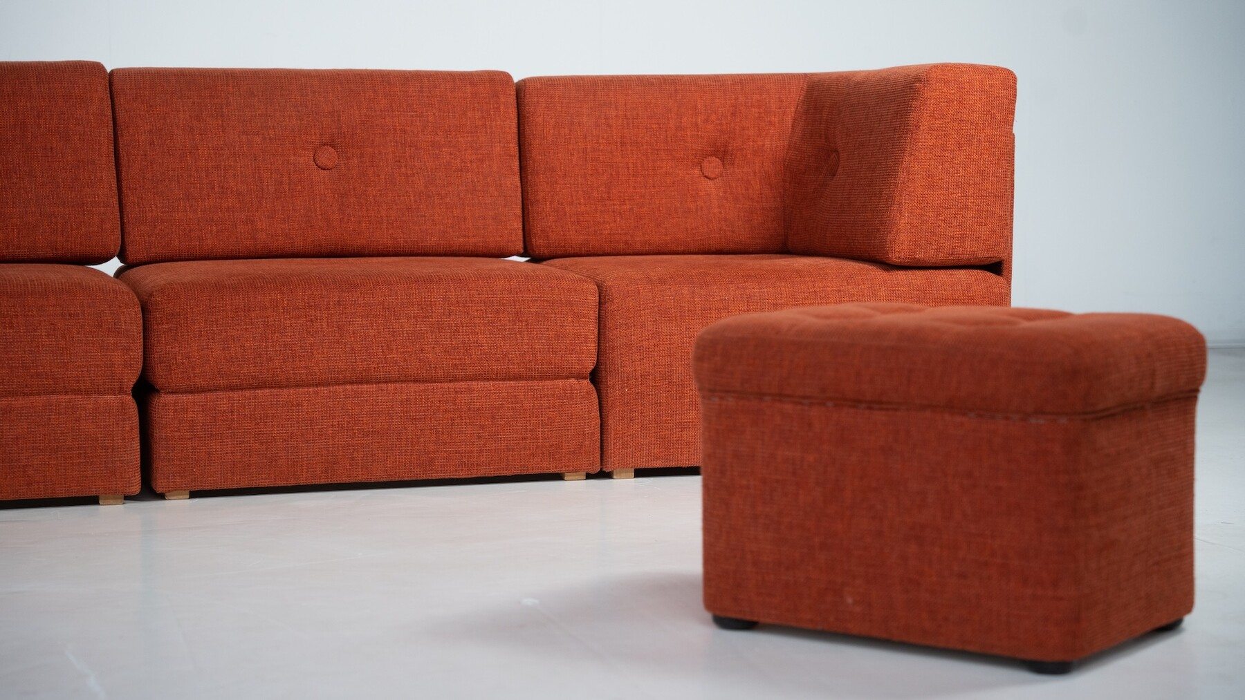Mid-Century Modular Sofa, Original Upholstery, 1960s