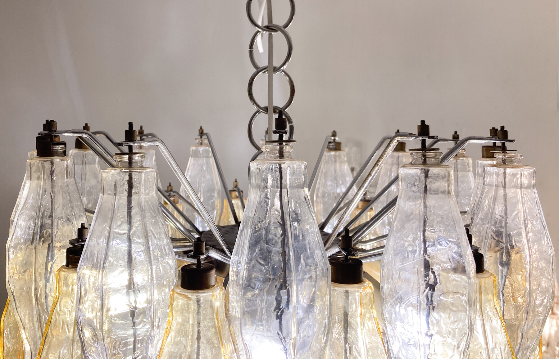 Mid-Century Murano Glass Chandelier 