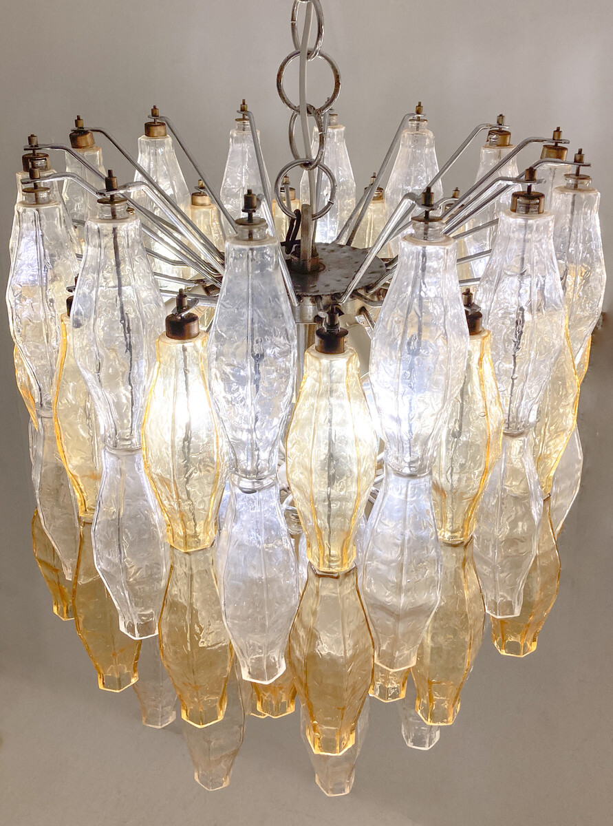 Mid-Century Murano Glass Chandelier 